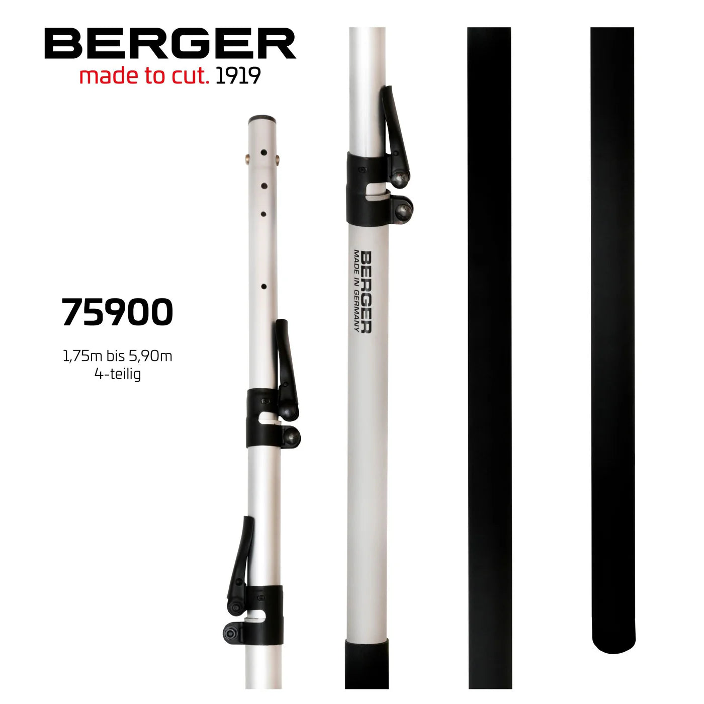 BERGER PROFESSIONAL TELESCOPIC POLE 1.75M - 5.9M #75900