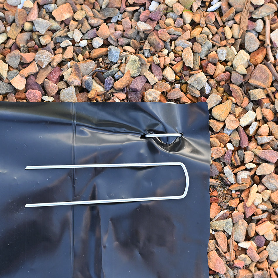 Ground Cover Staples used to secure ground cover in place