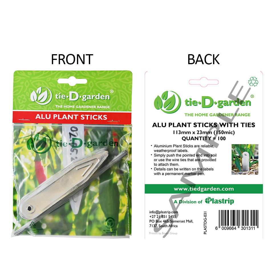 Alu Plant Sticks with Ties