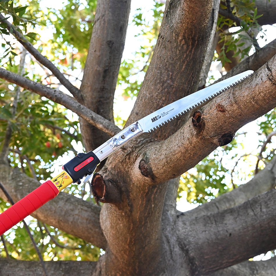 ARS Extension Pole 1.8m & Pole Saw cutting a tree branch