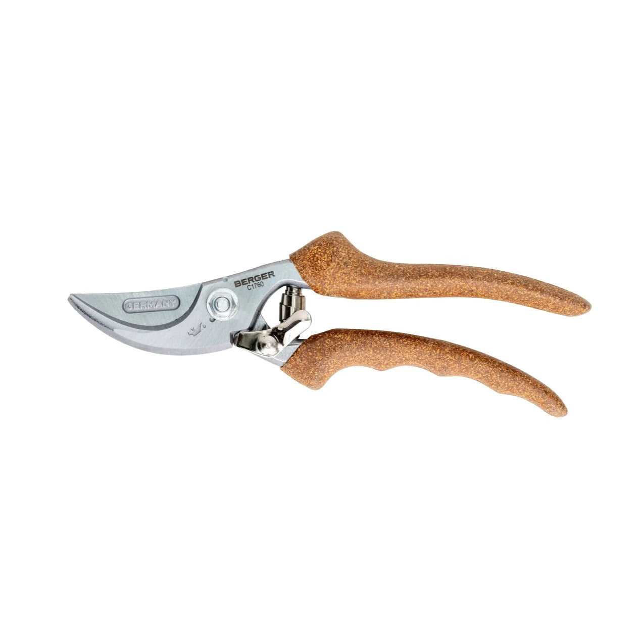 BERGER Hand shears bypass C1760 | Cork handle | Straight cutting head & forged metal body