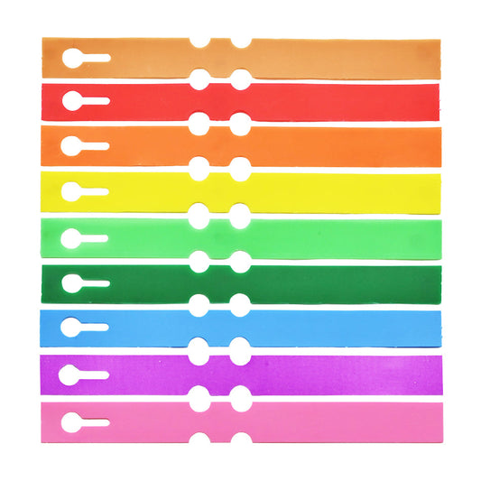 Self-Tie Labels - Assorted Colours