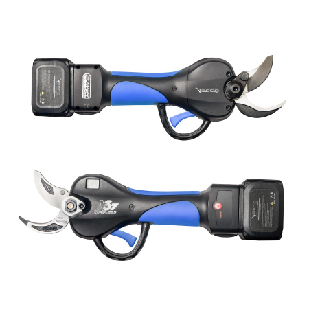 Vesco X37 Cordless Electric Shears front and back view